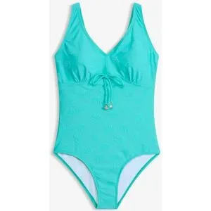 bonprix Badeanzug aus Strukturwareblau 52Damen
