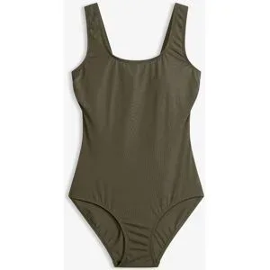 bonprix Badeanzug mit integrierten Softcups, elastisches Material, Basic Stil