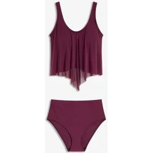 bonprix Tankini Set, mit transparentem Material, aus Polyamid und Elasthan