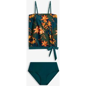 bonprix Oversize-Tankini mit abnehmbaren Trägern (2-tlg.Set)petrol 36Damen
