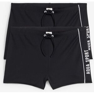 bonprix Badehose (2er Pack)schwarz 176Knaben