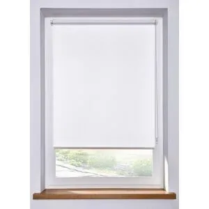 bonprix Sichtschutzrollo in Leinen Optikweiß 2 (H/B: 150/50 cm)false