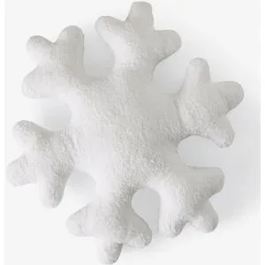 bonprix flauschiges Schneeflocke Dekokissenweiß 0false