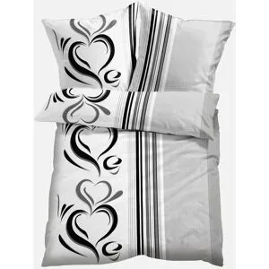 bonprix Linon-Bettwäschegrau 2 (1x 80/80 cm, 1x 155/220 cm)false