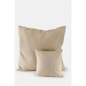 bonprix Kissenbezug mit moderner Steppung (2er Pack)braun 2 (2er Pack Kissenhüllen 80/80 cm)false