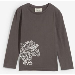 bonprix Langarmshirt aus reiner Bio-Baumwollegrau 92Knaben