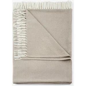 bonprix Überwurf mit Fransenbeige 5 (Sessel 240/250 cm)false