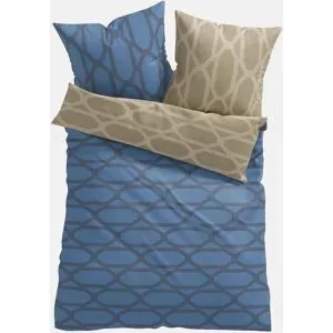 bonprix Wendbare Baumwollmix-Bettwäscheblau 1 (1x 80/80 cm, 1x 135/200 cm)false