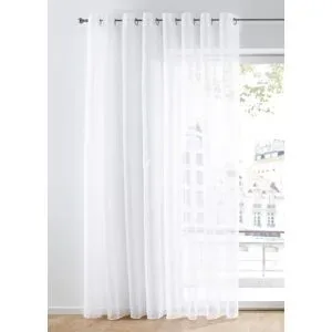 bonprix Gardinen Store einfarbig (1er-Pack)weiß 6 (H/B: 175/450 cm)false
