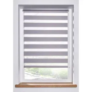 bonprix Doppelrollo ohne Bohrengrau 7 (H/B: 150/120 cm)false