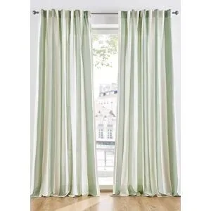 bonprix Vorhang mit recyceltem Polyester, auch in extra lang (1er Pack)grün 6 (H/B: 300/140 cm)false