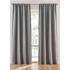 bonprix Abdunkelnde Vorhänge mit Struktur (2er Pack)grau 2 (H/B: 175/130 cm)false