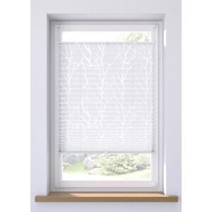bonprix Ausbrenner Plissee mit Rankenweiß 6 (H/B: 130/100 cm)false