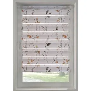 bonprix Doppelrollo mit Druckbeige 2 (H/B: 130/60 cm)false