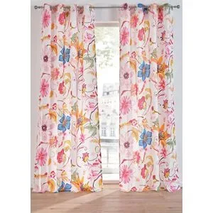bonprix Gardine aus recyceltem Polyester (1er Pack)bunt 2 (H/B: 175/135 cm)false