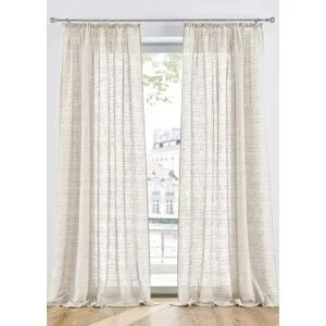 bonprix Gardine mit Struktur, in vielen Größen (1er Pack)beige 1 (H/B: 145/135 cm)false
