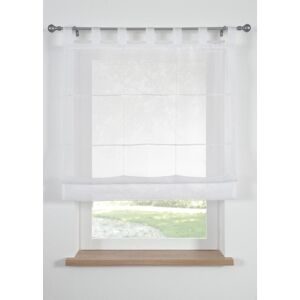bonprix Faltrollo aus leichtem Voileweiß 5 (H/B: 155/140 cm)false