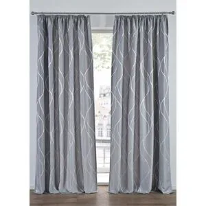 bonprix Jacquard Vorhang (1er Pack)grau 2 (H/B: 175/140 cm)false