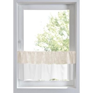 bonprix Scheibengardine aus Bio-Baumwollebeige 3 (H/B: 45/90 cm)false