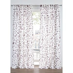 bonprix Gardine mit Struktur, auch in extra lang (1er Pack)grau 2 (H/B: 175/135 cm)false