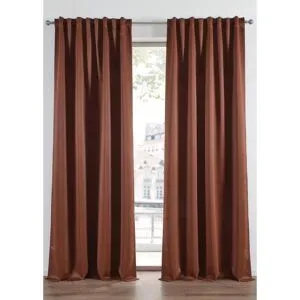 bonprix Abdunkelnder Vorhang, in vielen Größen (1er Pack)braun 3 (H/B: 225/130 cm)false