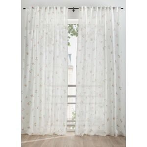 bonprix Gardine mit recyceltem Polyester (1er Pack)weiß 4 (H/B: 245/135 cm)false