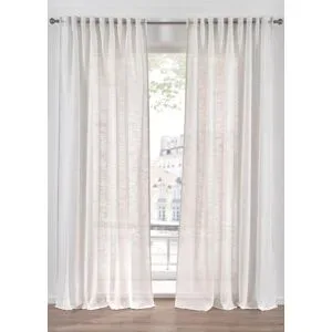 bonprix Vorhang mit Struktur, auch in extralang (1er Pack)weiß 5 (H/B: 300/140 cm)false