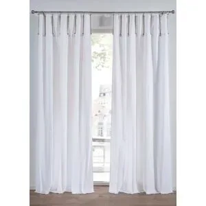 bonprix Gardine mit Ringen (1er Pack)weiß 1 (H/B: 145/130 cm)false