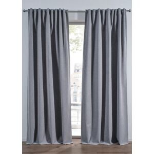 bonprix Thermo Verdunkelungsvorhang mit gleichfarbiger Rückseite (1er Pack)grau 3 (H/B: 225/130 cm)false