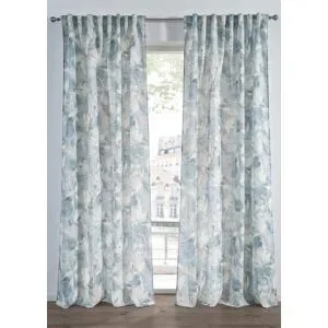 bonprix Vorhang mit Struktur (1er Pack)blau 4 (H/B: 245/135 cm)false