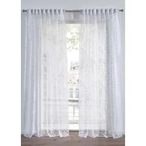 bonprix Ausbrenner Gardine (1er Pack)weiß 3 (H/B: 225/140 cm)false