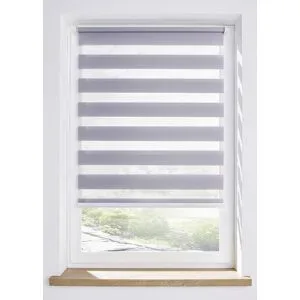 bonprix Schnurloses Doppelrollograu 1 (H/B: 130/45 cm)false