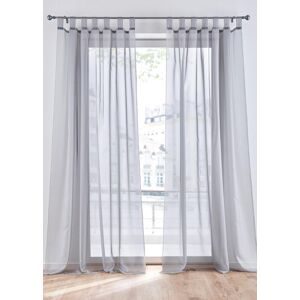 bonprix Gardinen aus leichtem Voile (2er Pack)silber 3 (H/B: 225/150 cm)false