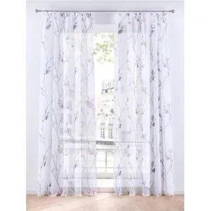 bonprix Gardine aus leichtem Voile, auch in extra lang (1er Pack)rosa 2 (H/B: 175/144 cm)false