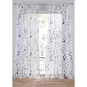bonprix Gardine aus leichtem Voile, auch in extra lang (1er Pack)beige 4 (H/B: 245/144 cm)false