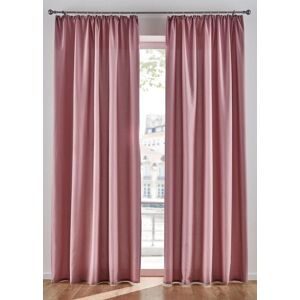 bonprix Pflegeleichte Vorhänge mit recyceltem Polyester (2er Pack)rosa 3 (H/B: 225/140 cm)false