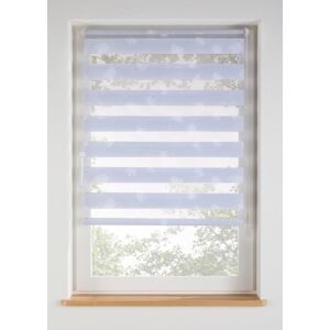 bonprix Doppelrollo mit Blumendruckweiß 7 (H/B: 130/110 cm)false
