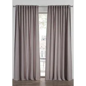 bonprix Pflegeleichte Vorhänge aus recyceltem Polyester (2er Pack)grau 2 (H/B: 175/140 cm)false