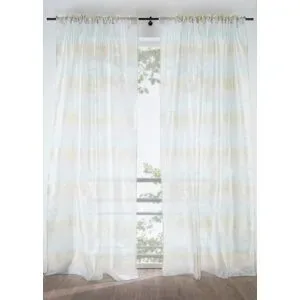 bonprix Gardine mit Glanz-Effekt und verdeckten Schlaufen (1er Pack)beige 4 (H/B: 245/135 cm)false
