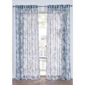 bonprix Gardine mit feiner Struktur (1er Pack)blau 4 (H/B: 245/140 cm)false