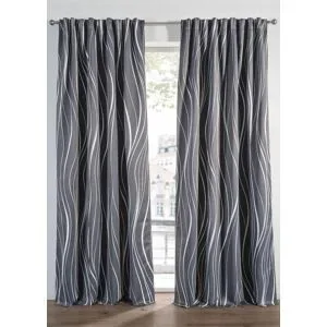 bonprix Abdunkelnder Vorhang mit recyceltem Polyester (1er Pack)grau 4 (H/B: 245/135 cm)false