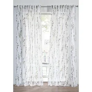 bonprix Gardine mit feiner Struktur, auch in extra lang (1er Pack)beige 6 (H/B: 300/140 cm)false