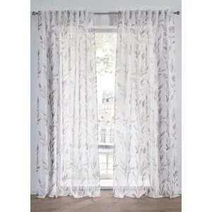bonprix Gardine mit recyceltem Polyester (1er Pack)weiß 2 (H/B: 175/135 cm)false