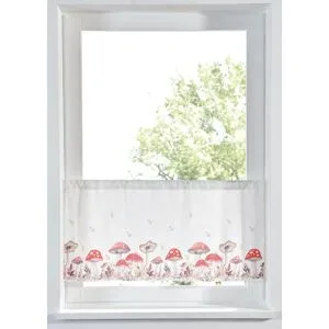bonprix Blickdichte Scheibengardine aus Microfaserbraun 1 (H/B: 30/90 cm)false