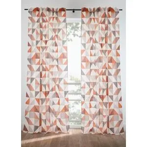 bonprix Blickdichter Vorhang mit Struktur (1er Pack)braun 4 (H/B: 245/135 cm)false