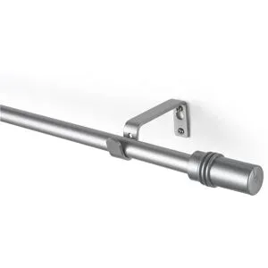 bonprix Gardinenstange mit Endstück Zylindersilber 4 (240 cm)false
