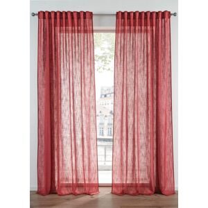 bonprix Vorhänge mit Struktur (2er Pack)rot 3 (H/B: 225/135 cm)false
