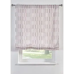 bonprix Blickdichtes Faltrollo mit Struktur, in vielen Größengrau 6 (H/B: 130/120 cm)false
