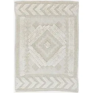 bonprix Badematte mit Hoch- Tief Strukturbeige 1 (Vorleger für Hänge-WC 45/55cm)false