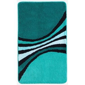 bonprix Badematte mit Streifenpetrol 2 (Vorleger für Hänge-WC 45/50 cm)false